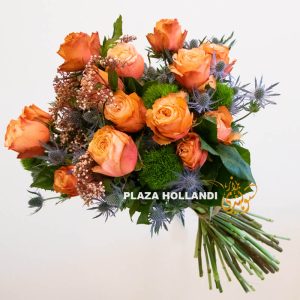 Home 33 Orange rose bouquet