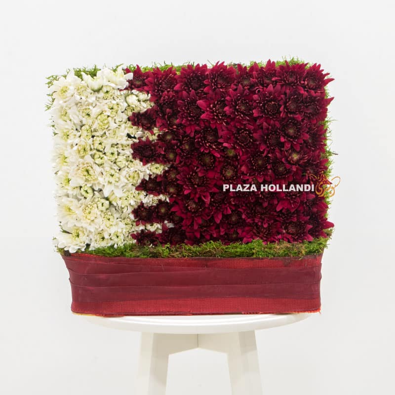 1 Qatar Flag - Plaza Hollandi