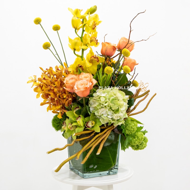 2.3 Yellow and orange flower arrangement