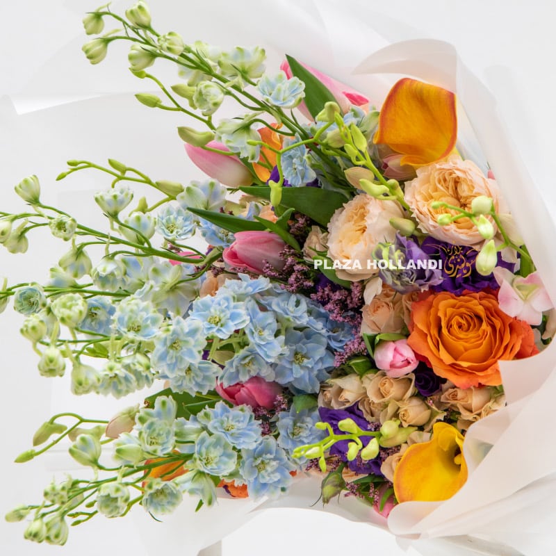 2.3 Multi coloured flower bouquet