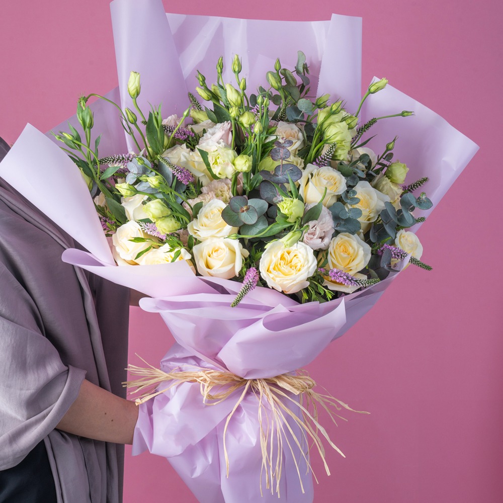 WD 06 Rose Eustoma Sunset Serenade