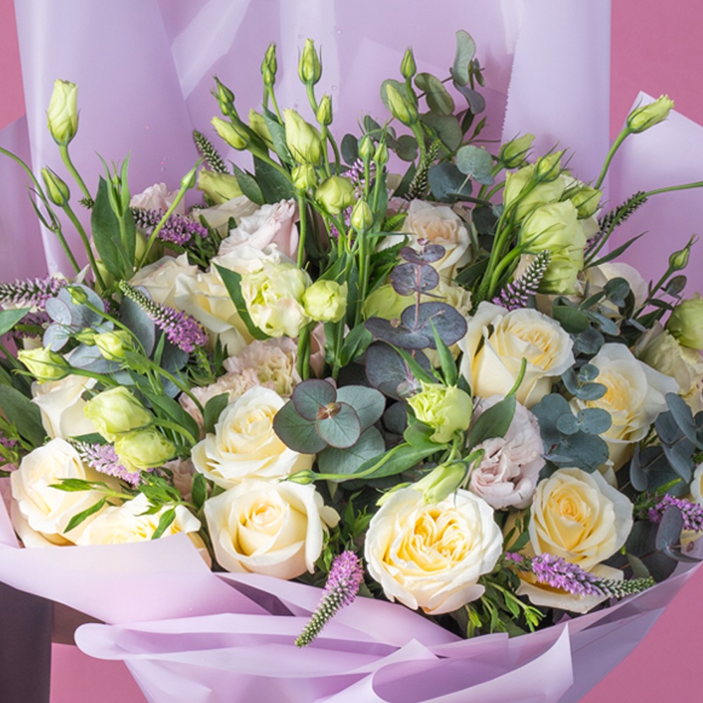 WD 06C Rose Eustoma Sunset Serenade
