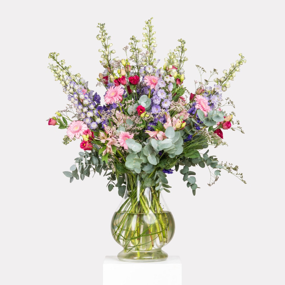 4_main Gerbera and Eustoma Garden Symphony