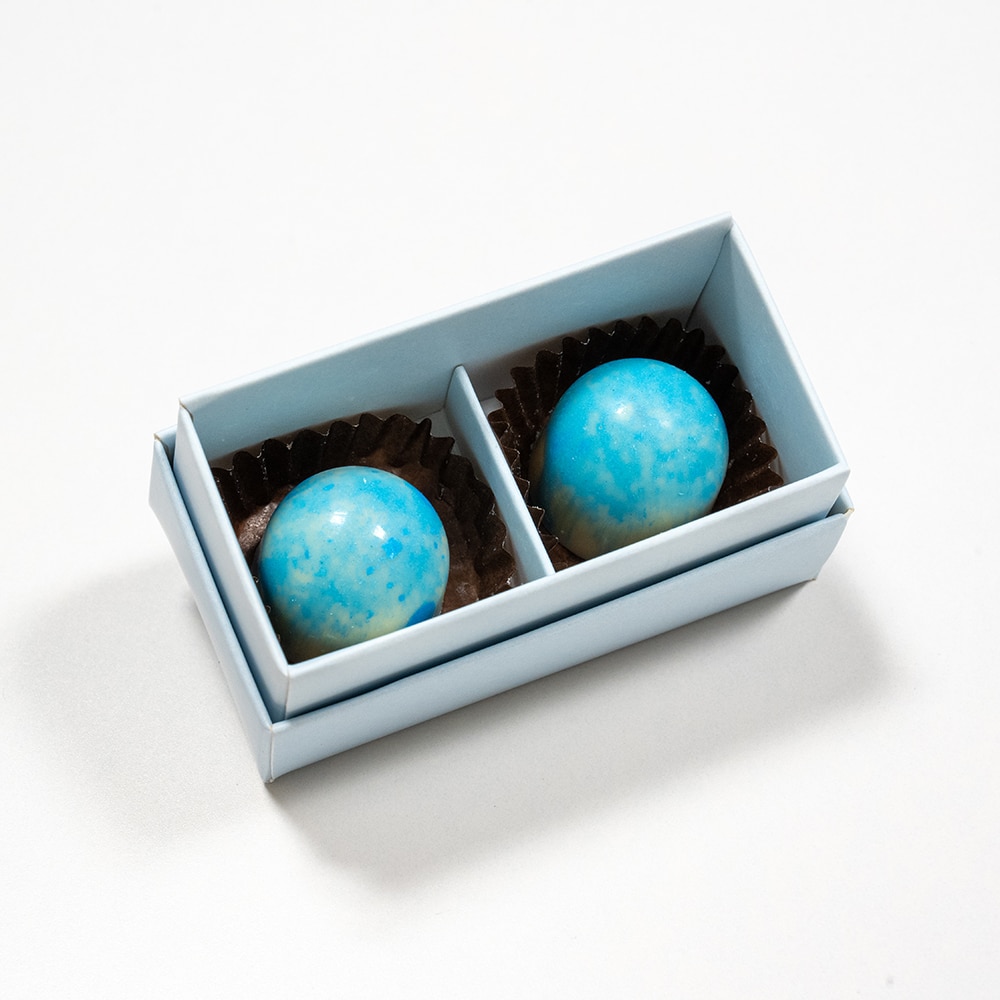 1.52 new2 Baby Boy: Tulips with Peanut Butter Filled Chocolates