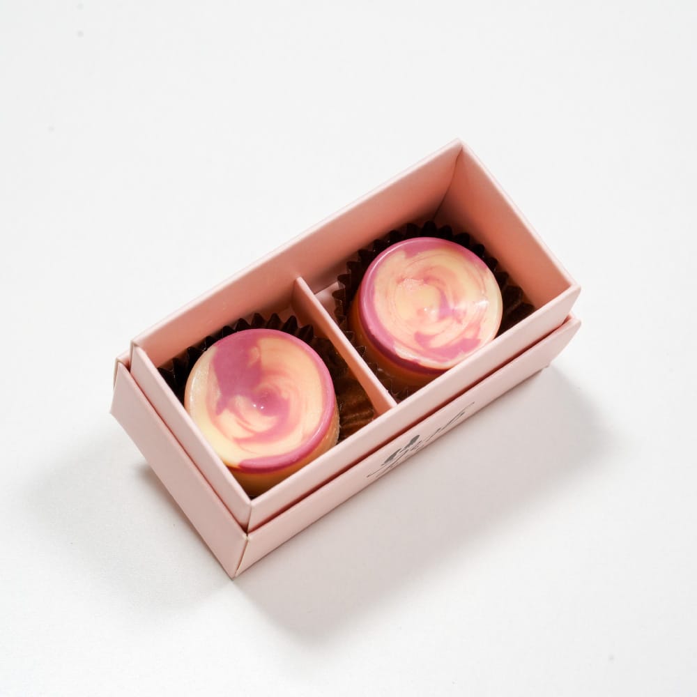 2.2 new Baby Girl : Tulips, Roses with Coconut Filled Chocolates