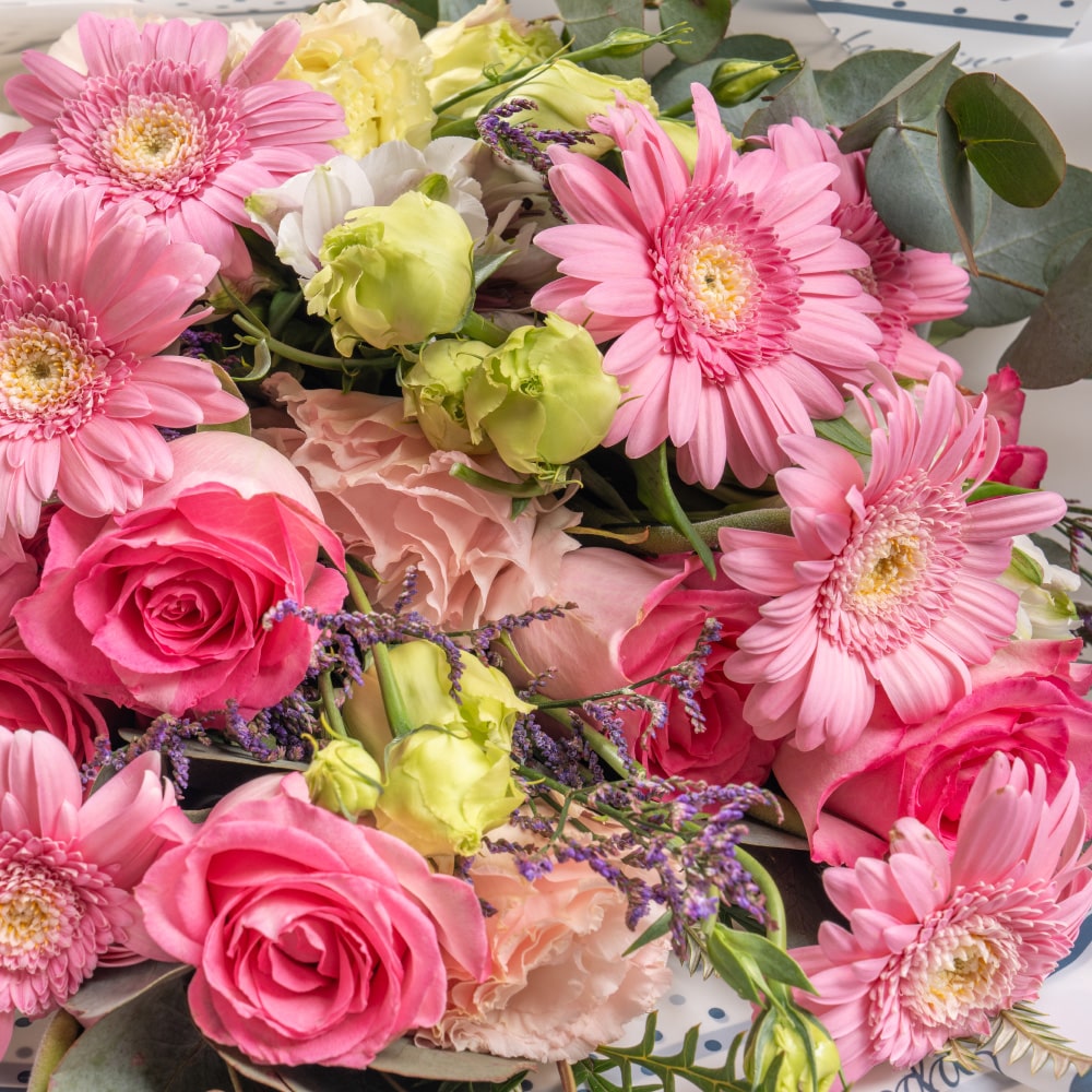 2.3 Charming Eustoma and Rose Arrangement