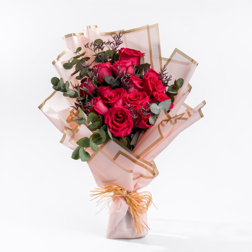 3 Rose and Eucalyptus Elegance