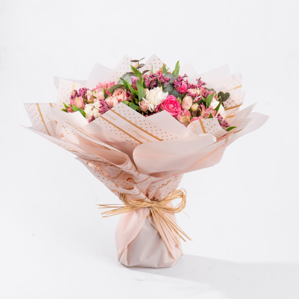 6 Baby Rose and Eucalyptus Bliss