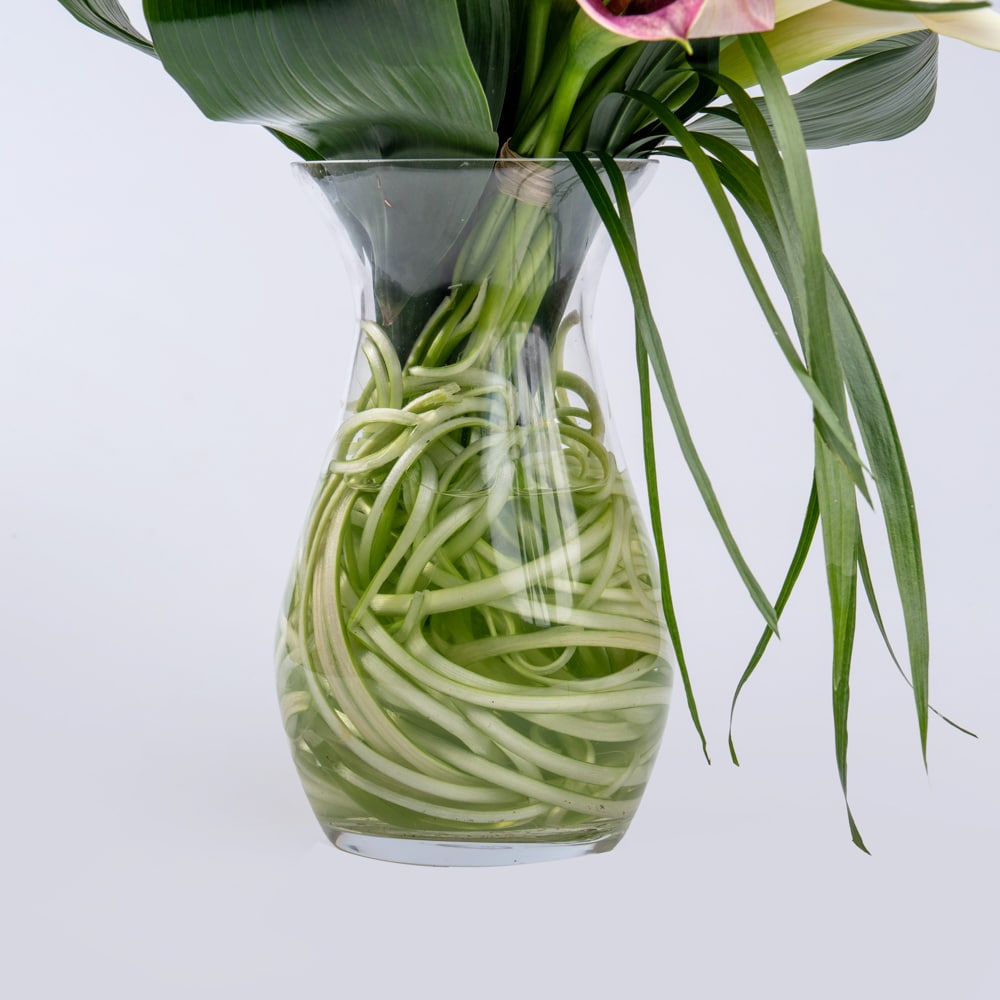 DSC07124-2 Modern Greenery Mix - Aspidistra Leaves & Calla Lily