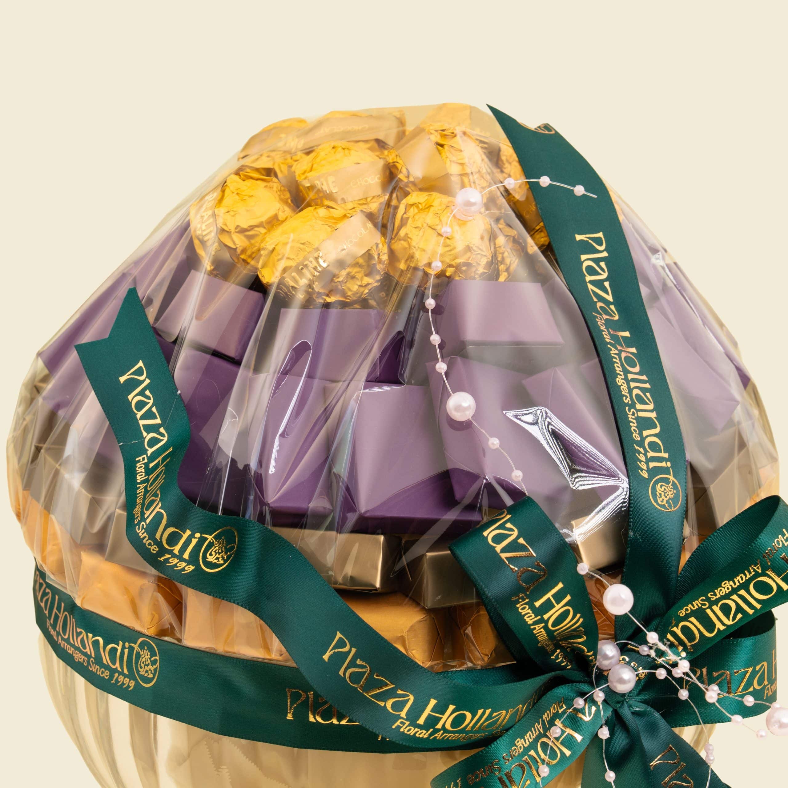 11.2 Premium Assorted Chocolate in Glass Pedestal Bowl -1.5kg