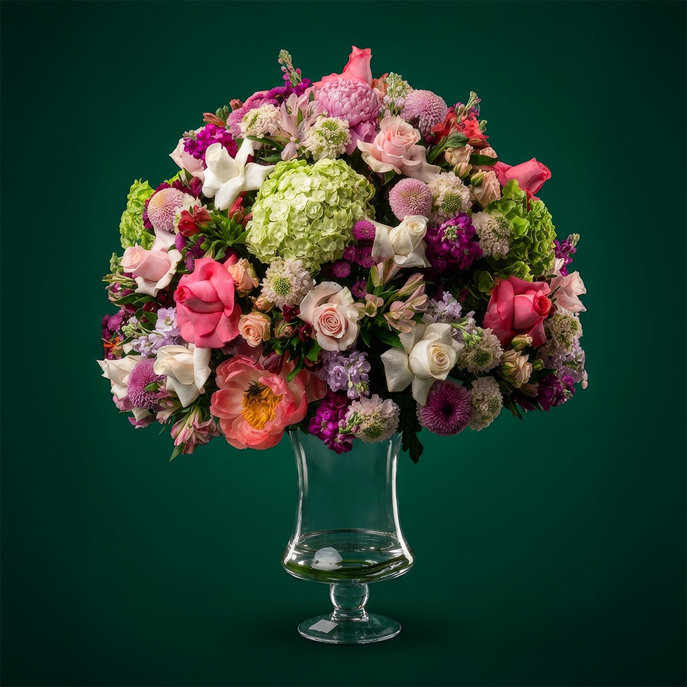 3 luxury-mixed-floral-arrangement-glass-vase