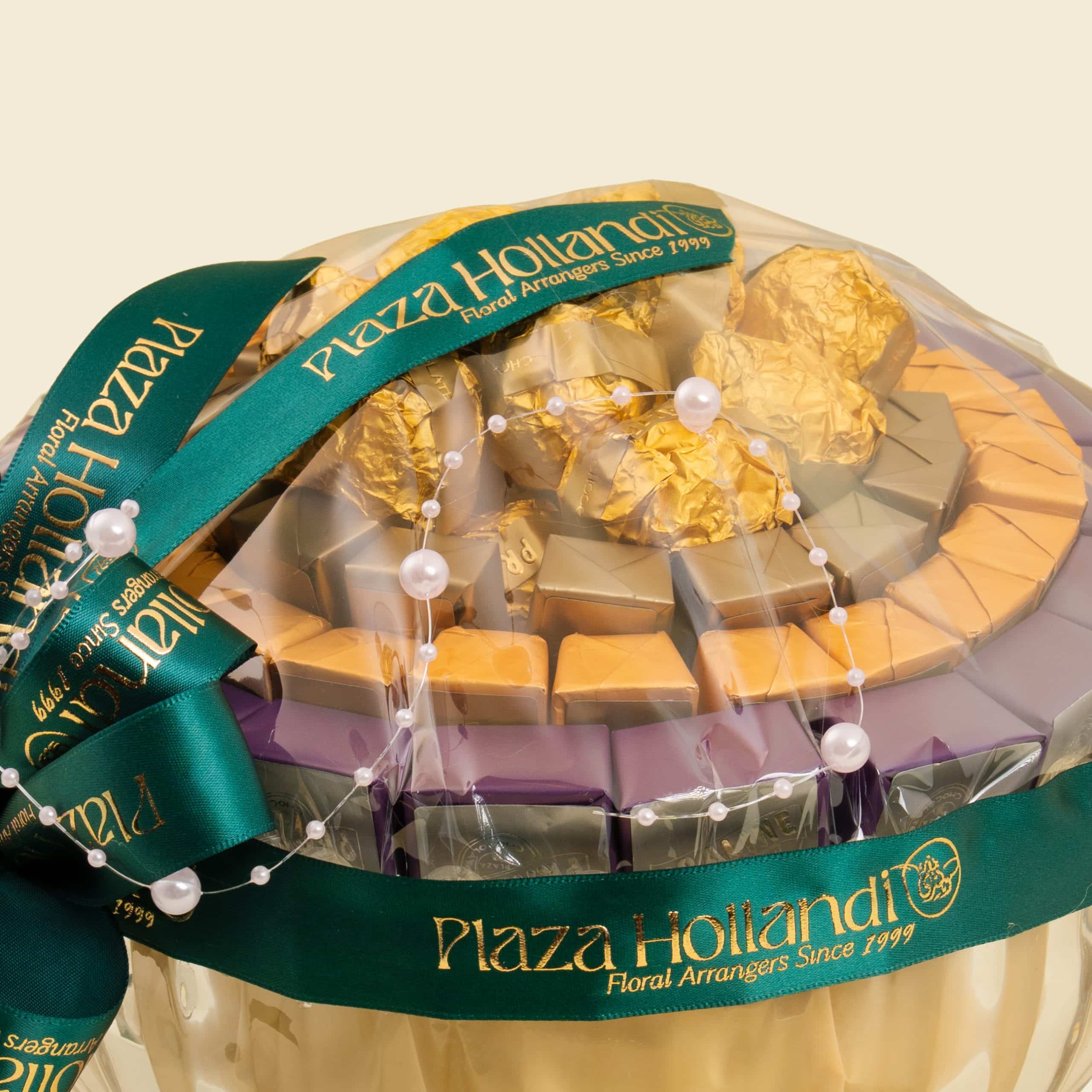 5.2 Luxury Assorted Chocolate Arrangement in Glass Bowl – 1.25 Kg