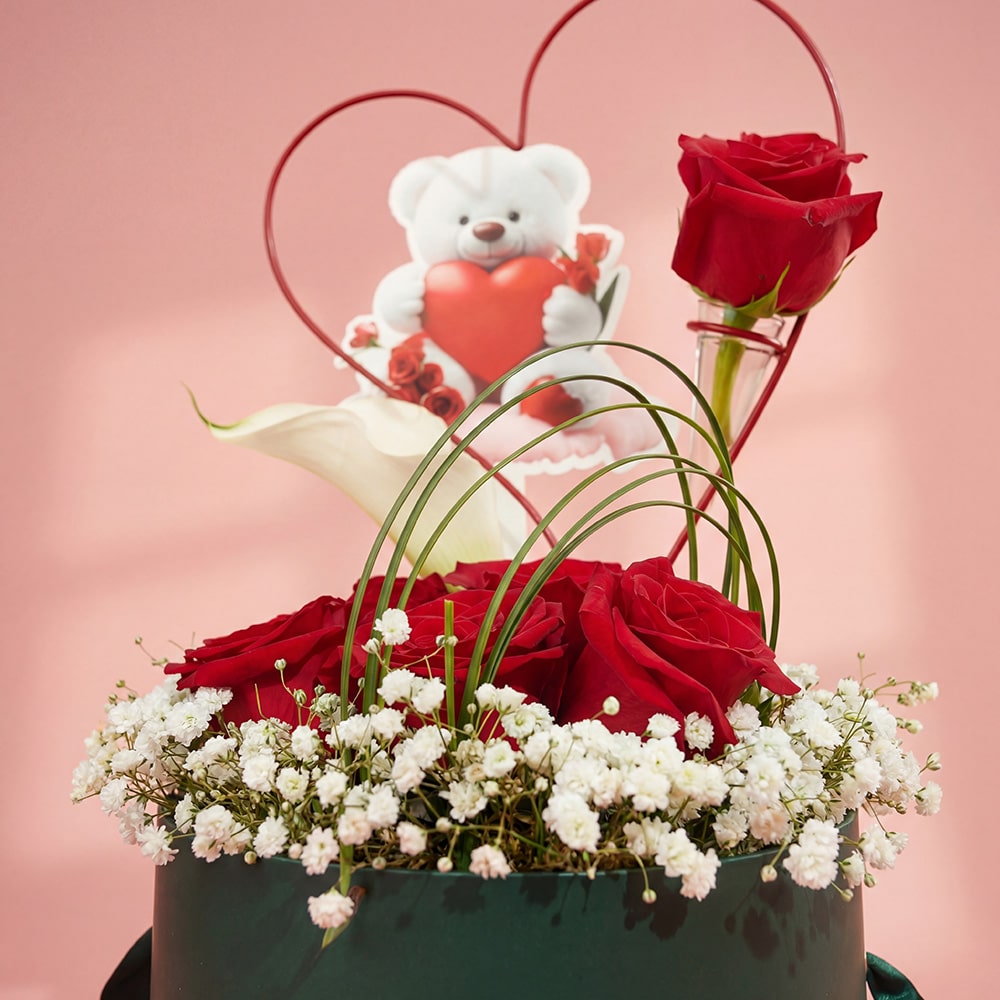 7.1-2.jpg Heart Shape with Red Roses & Teddy Bear Tag