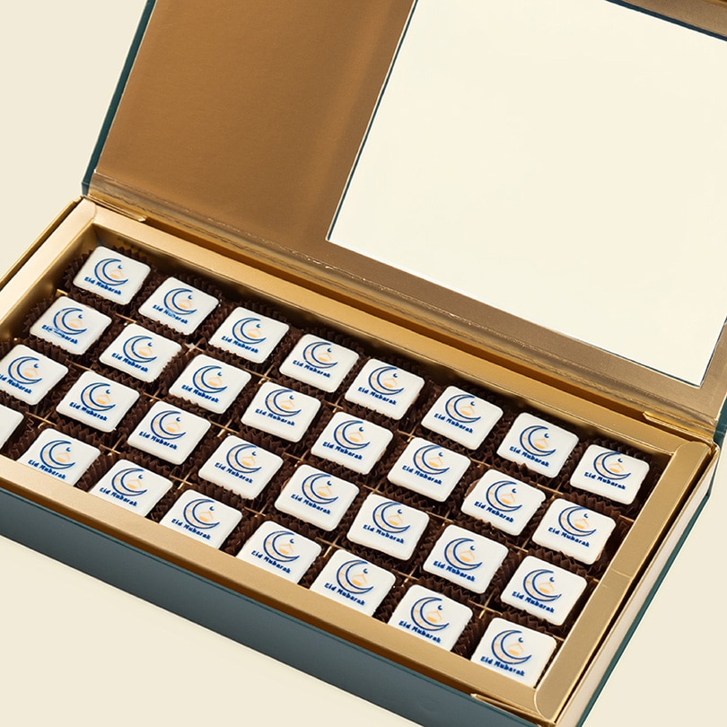 14.2 Plaza Hollandi Eid Mubarak Assorted Chocolates – 32 Pcs